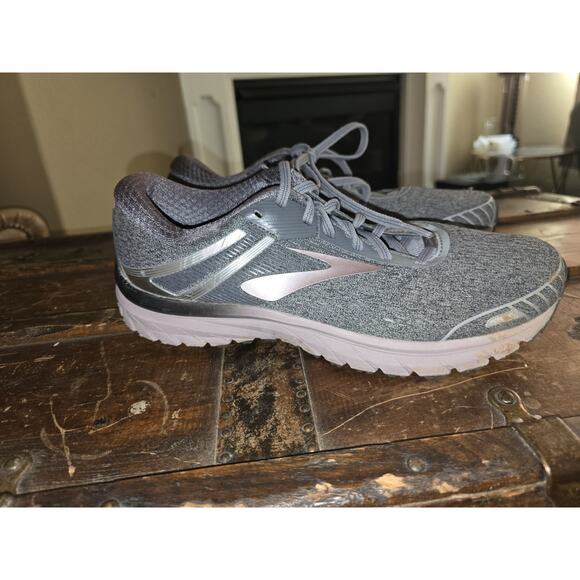 Brooks Womens Adrenaline GTS 18 1202681B005 Purple Gray‎ Running Shoes Size 11.5 - Picture 1 of 14